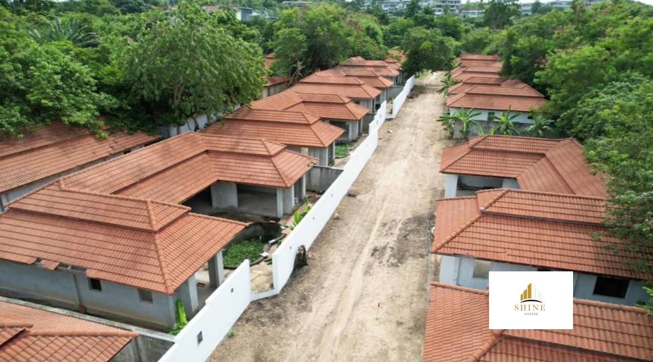 2-Bedroom Unfinished Villas with a private pool in Plai Laem a short walk from the beach-VIL0053 — view 1