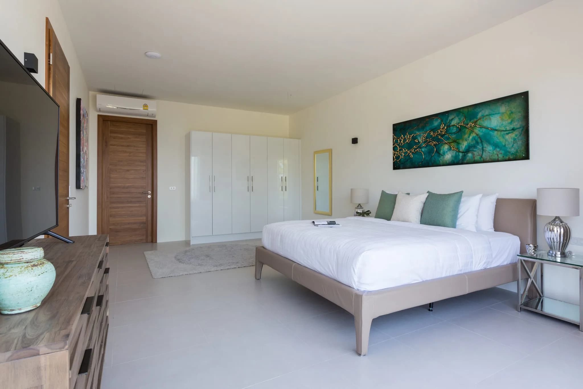 Sumptuous 3 bedroom villa with magnificent views of the sea and a private pool in the quite area of Maenam-VIL0064 — view 1