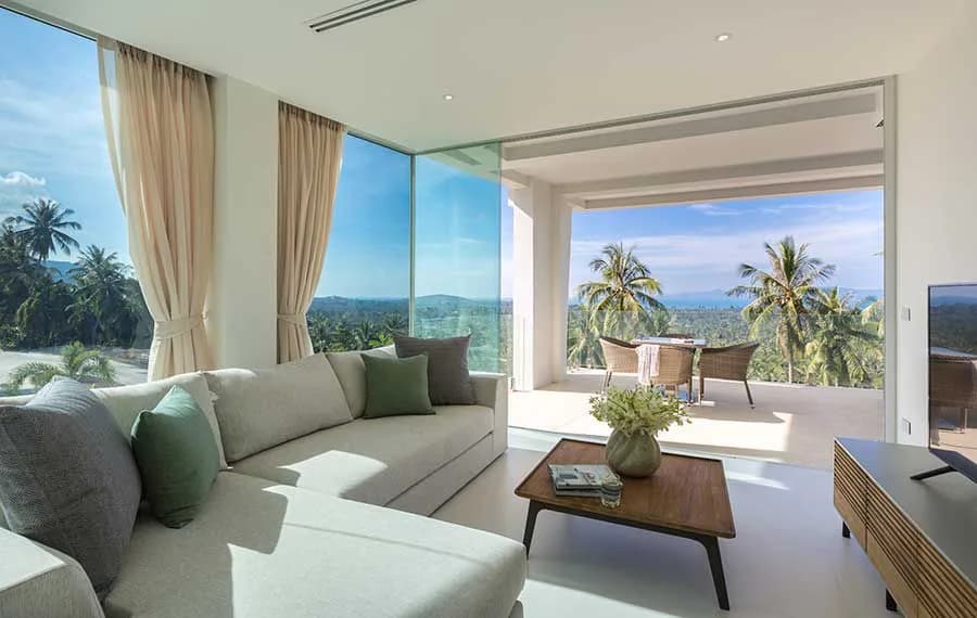 Luxury 1 bedroom penthouse with magnificent views of the oceanin the quite area of Maenam-VIL0103 — view 1