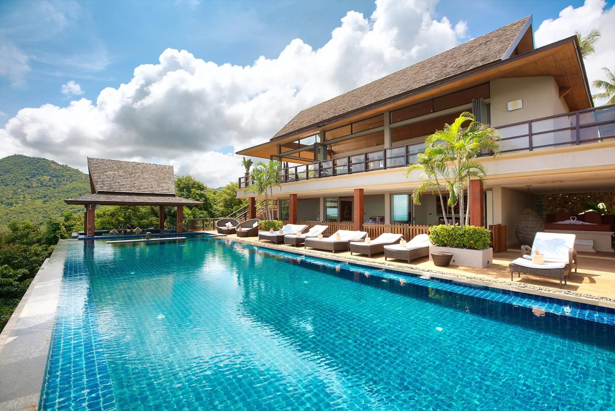 Splendor 5 bedroom villa with spectacular sea views in the hills of Bophut-VIL0107 — view 1