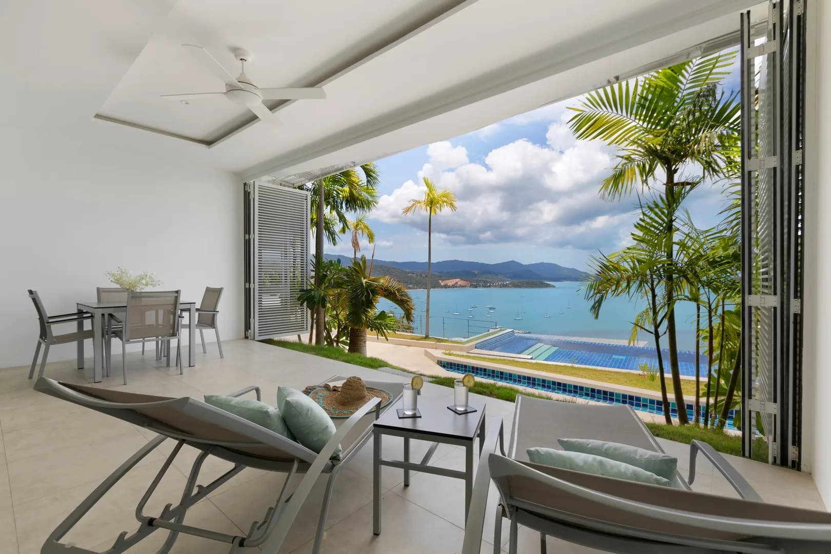Modern 2 bedroom apartment with amazing sea & sunset views in Bang Rak area-VIL0136 — view 1