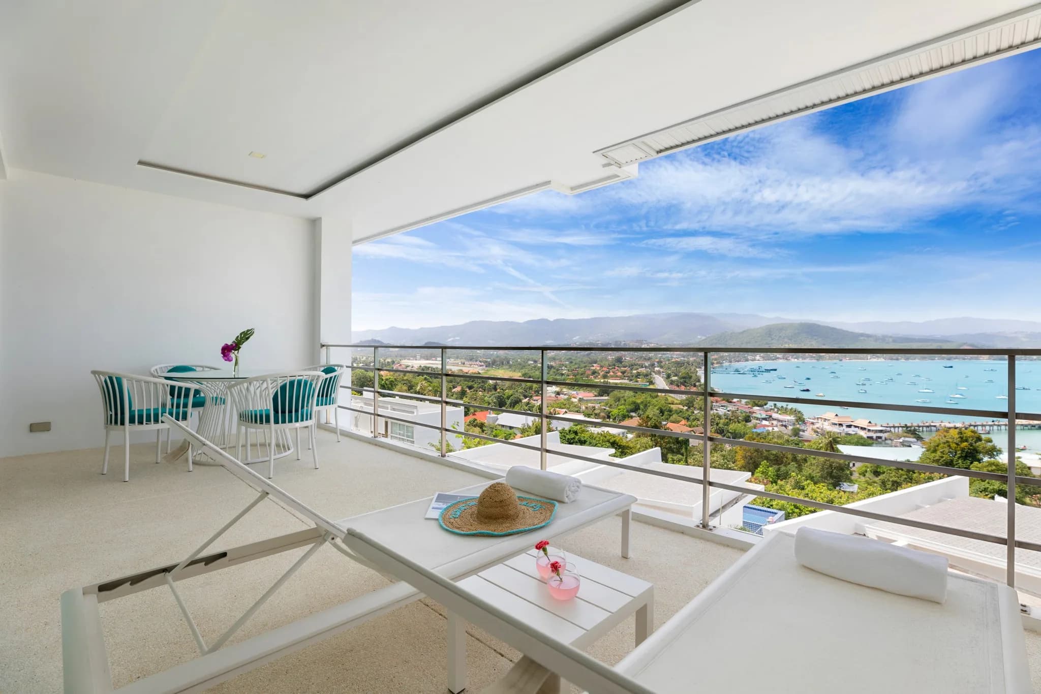 Stylish 2 bedroom apartment with amazing sea & sunset views in Bang Rak area-VIL0142 — view 1