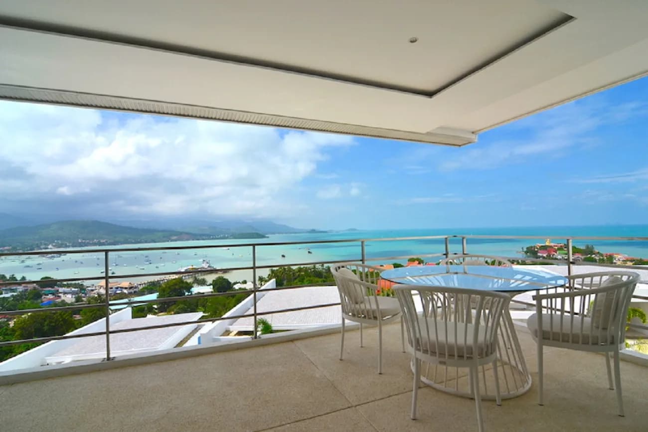 2 bedroom apartment with amazing sea & sunset views in Bang Rak area-VIL0153 — view 1