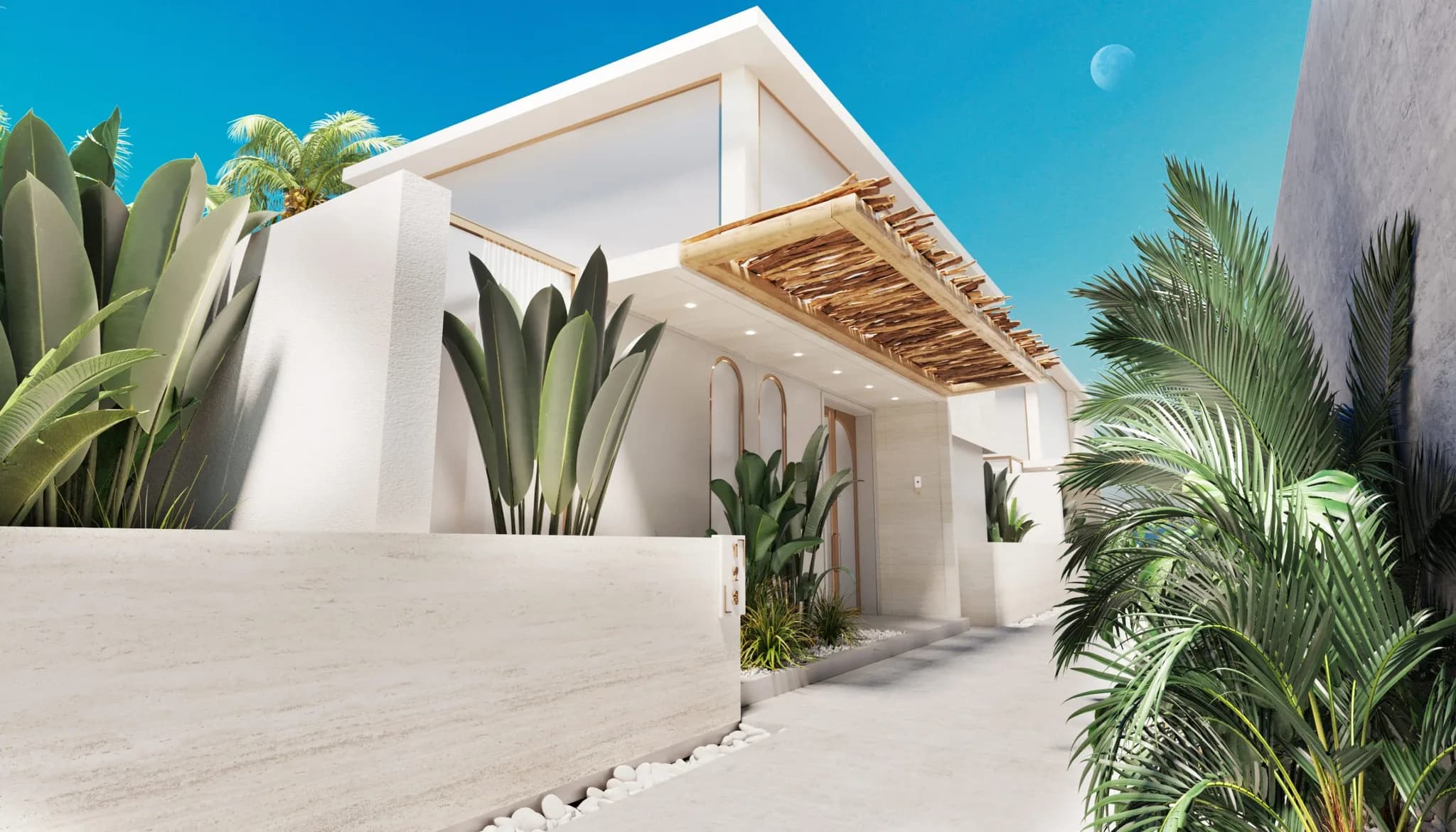 Sensational 3 bedroom private pool villas in exquisite Balinese style a short walk from Choeng Mon beach-VIL0168 — view 1