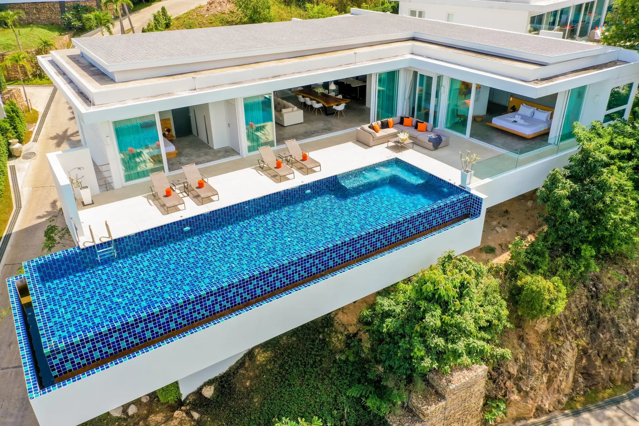 Splendid 4 bedroom villa with wow sea & sunset views in Bang Rak – VIL0187 — view 1