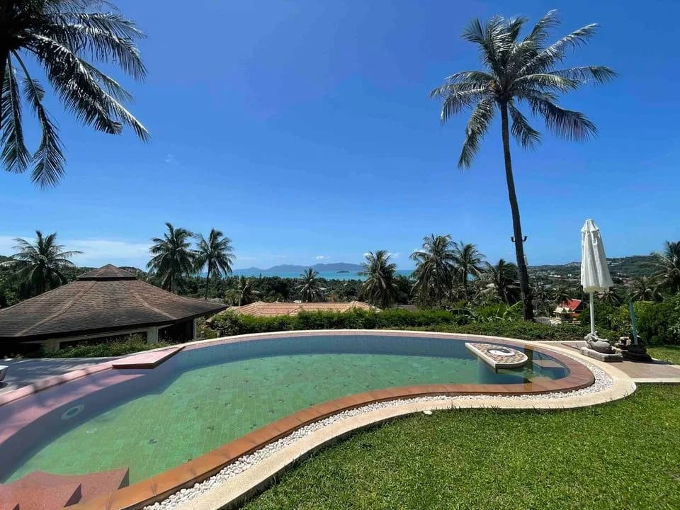 5 bedroom tropical villa with a sea view and private pool in Bang Rak-VIL0195 — view 1