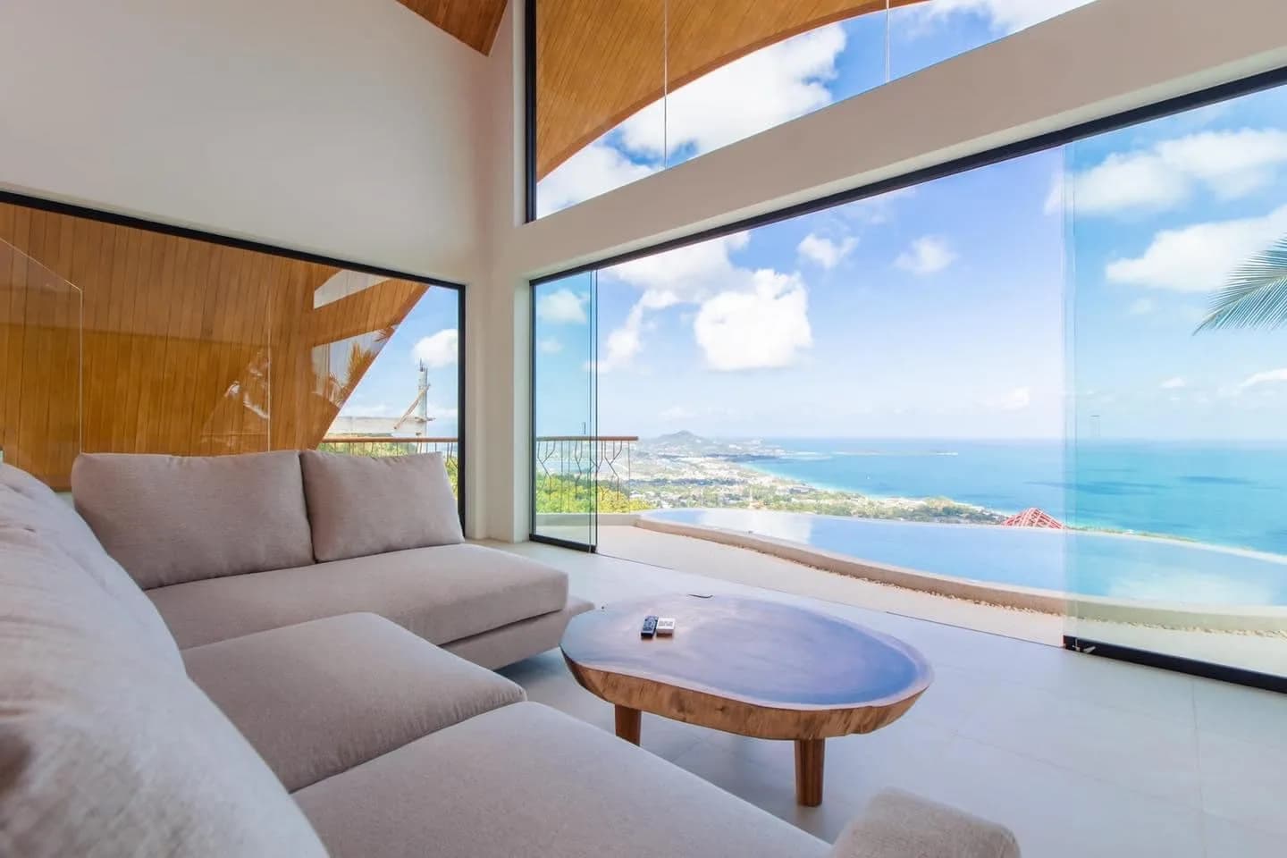 Unique style 2 bedroom villas with incredible sea view in Chaweng Noi – VIL0207 — view 1