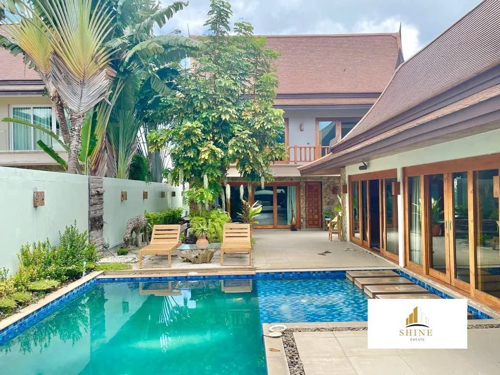 3 bedroom private pool villa in a traditional Thai style in Bangrak – VIL0208 — view 1