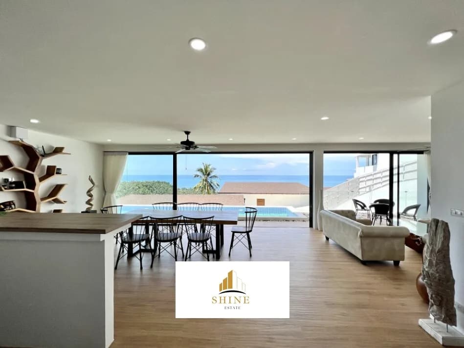 Ocean view 3 bedroom apartments in Lamai – VIL0228 — view 1