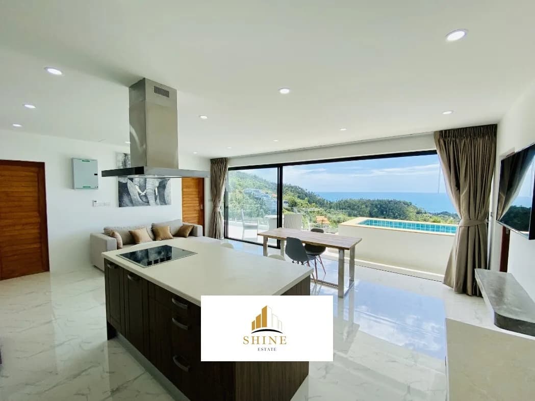 Cozy sea view 2 bedroom apartments in Lamai – VIL0230 — view 1