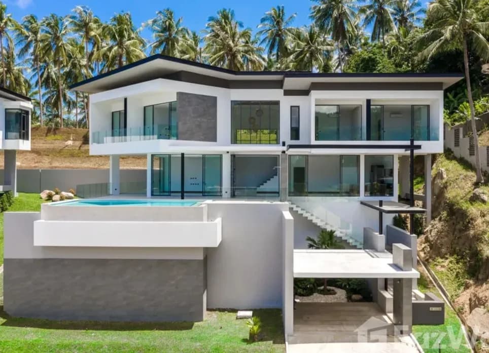 Spacious 4 bedroom villa with wow sea views in Chaweng Noi – VIL0237 — view 1