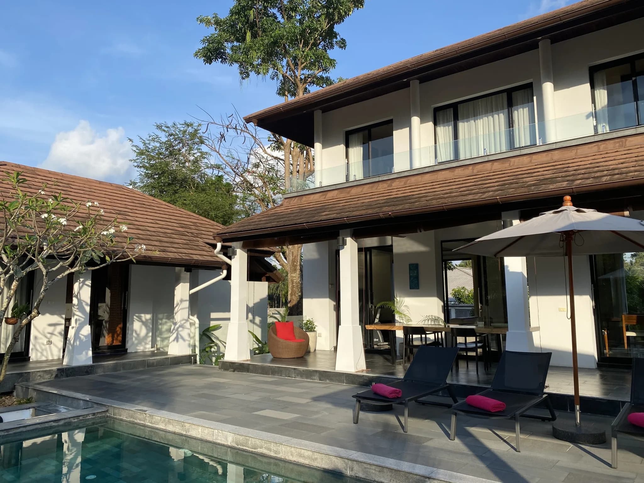 Splendid 3 bedroom private pool villa on a large plot in Maenam – VIL0248 — view 1