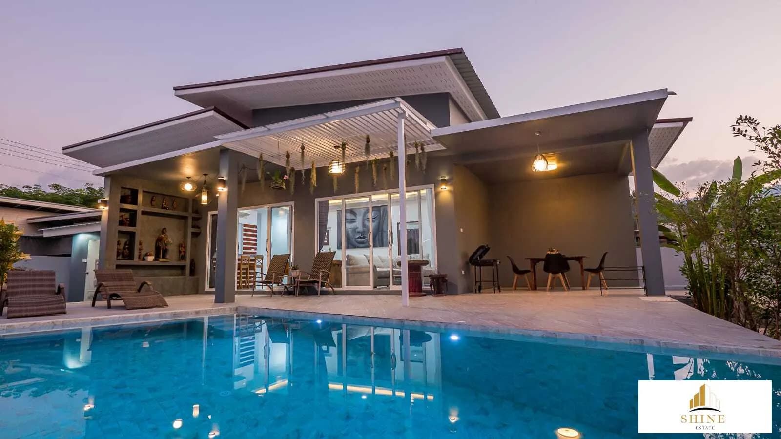 Cozy 3 bedroom villa with a private pool in quite area of Maenam – VIL0273 — view 1