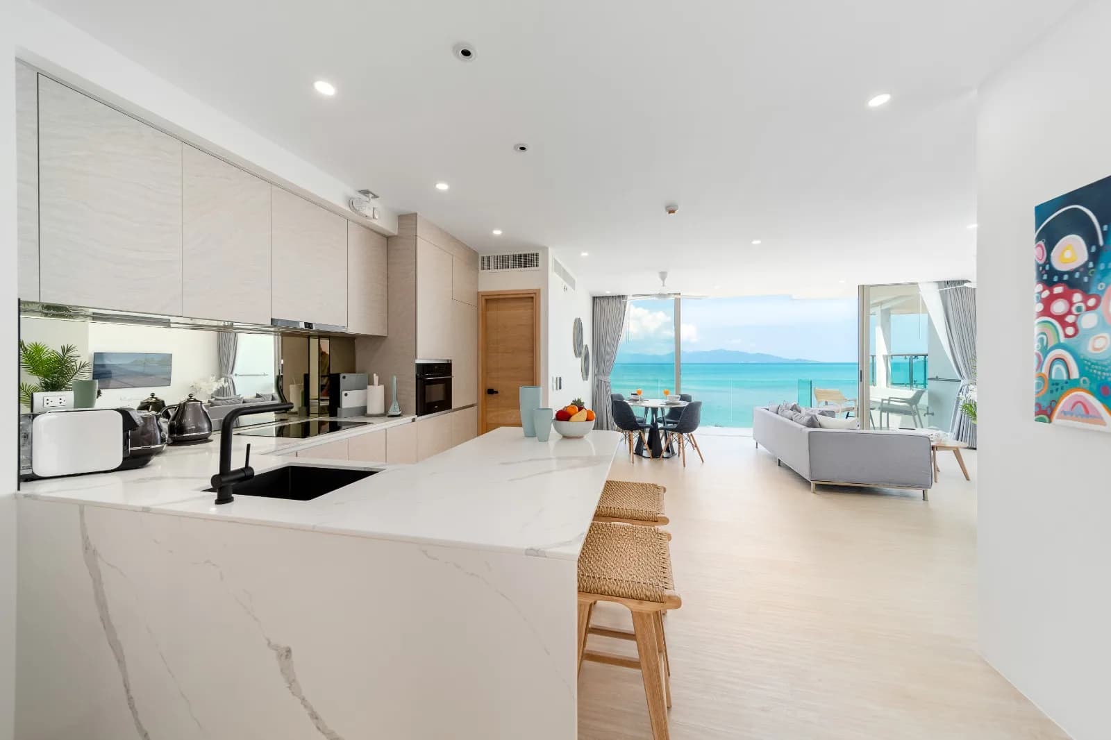 New beachfront apartments in Bophut – VIL0304 — view 1