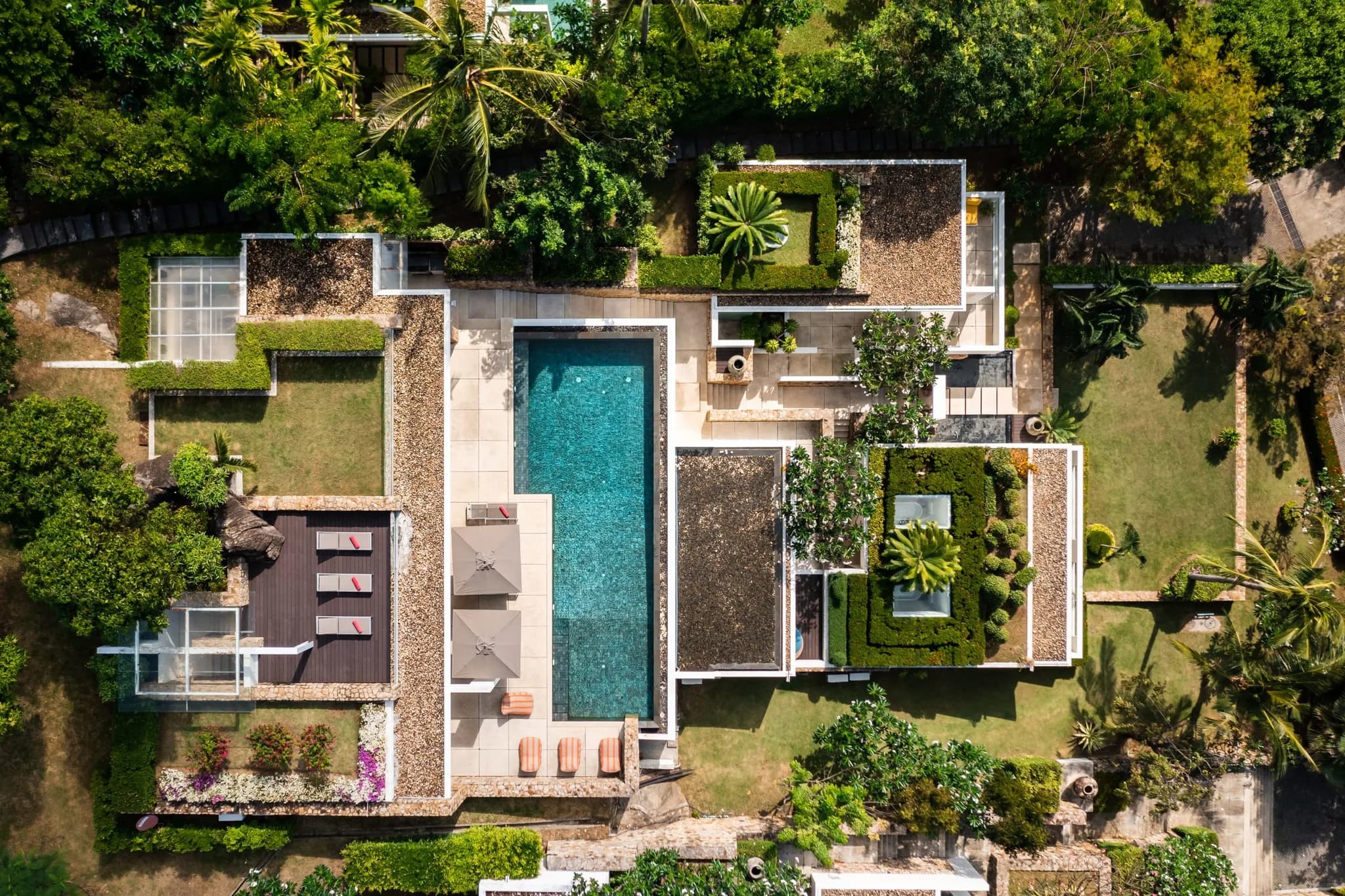 Chic 4 bedroom villa with stunning sea views in Choeng Mon – VIL0338 — view 1