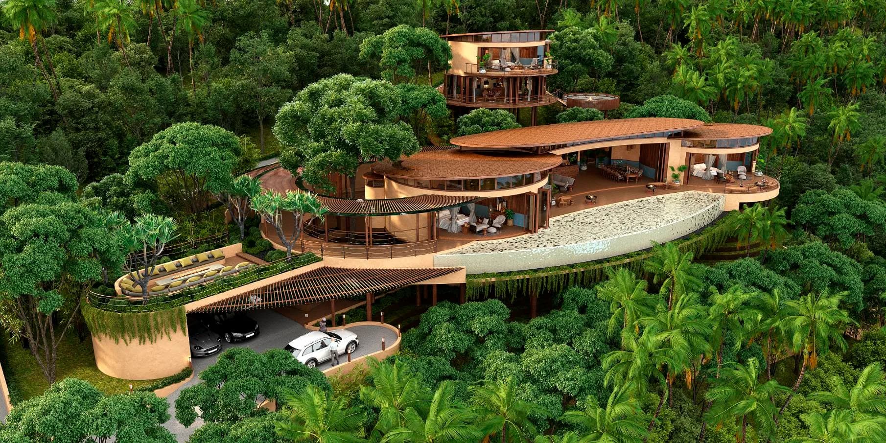 A luxurious 5 bedroom villa with an ecological back-to-nature aesthetic in Bang Makham – VIL0339 — view 1