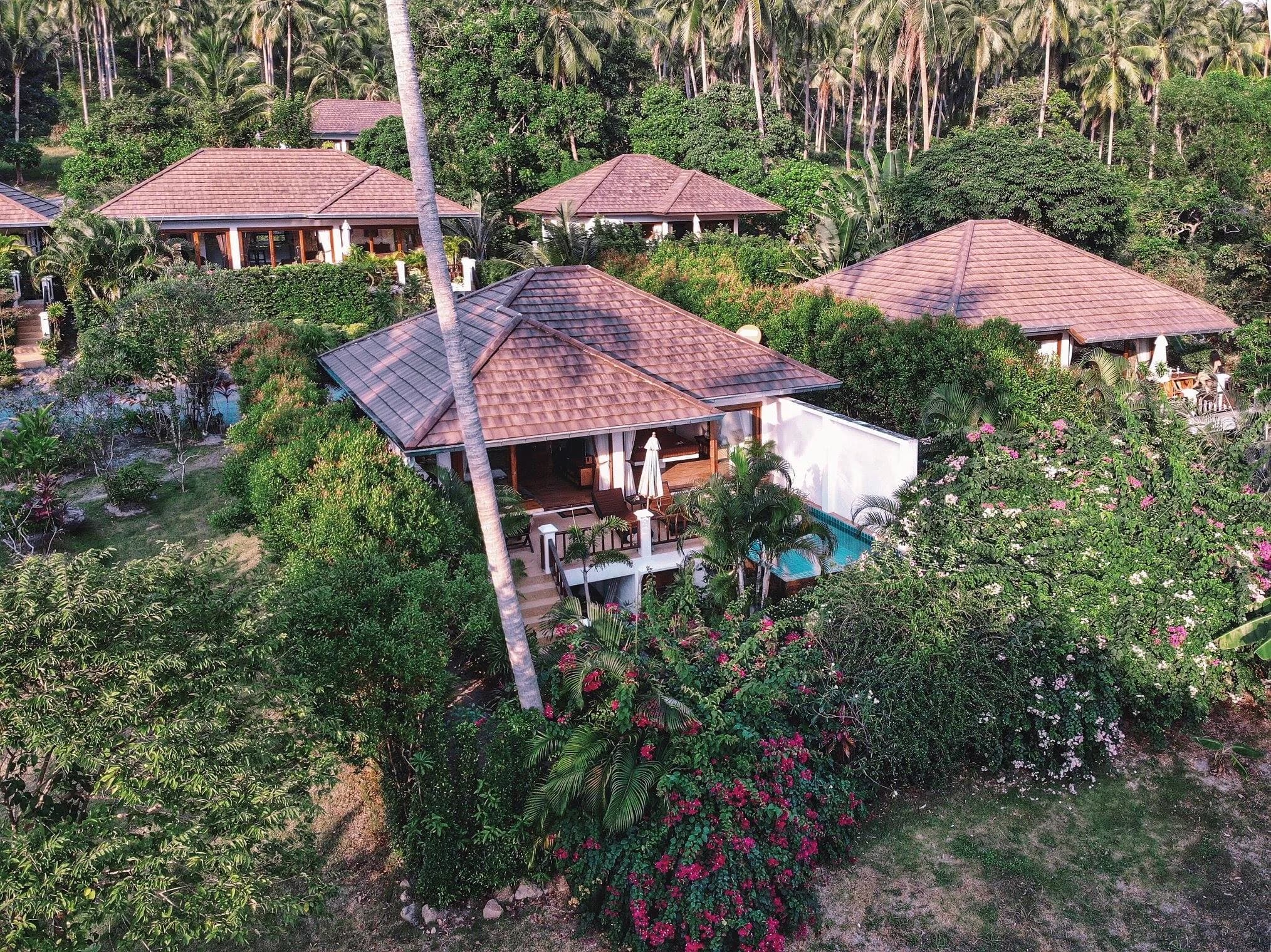 resort of 7 villas with private pool on a huge land plot in a picturesque area of Maenam – VIL0346 — view 1