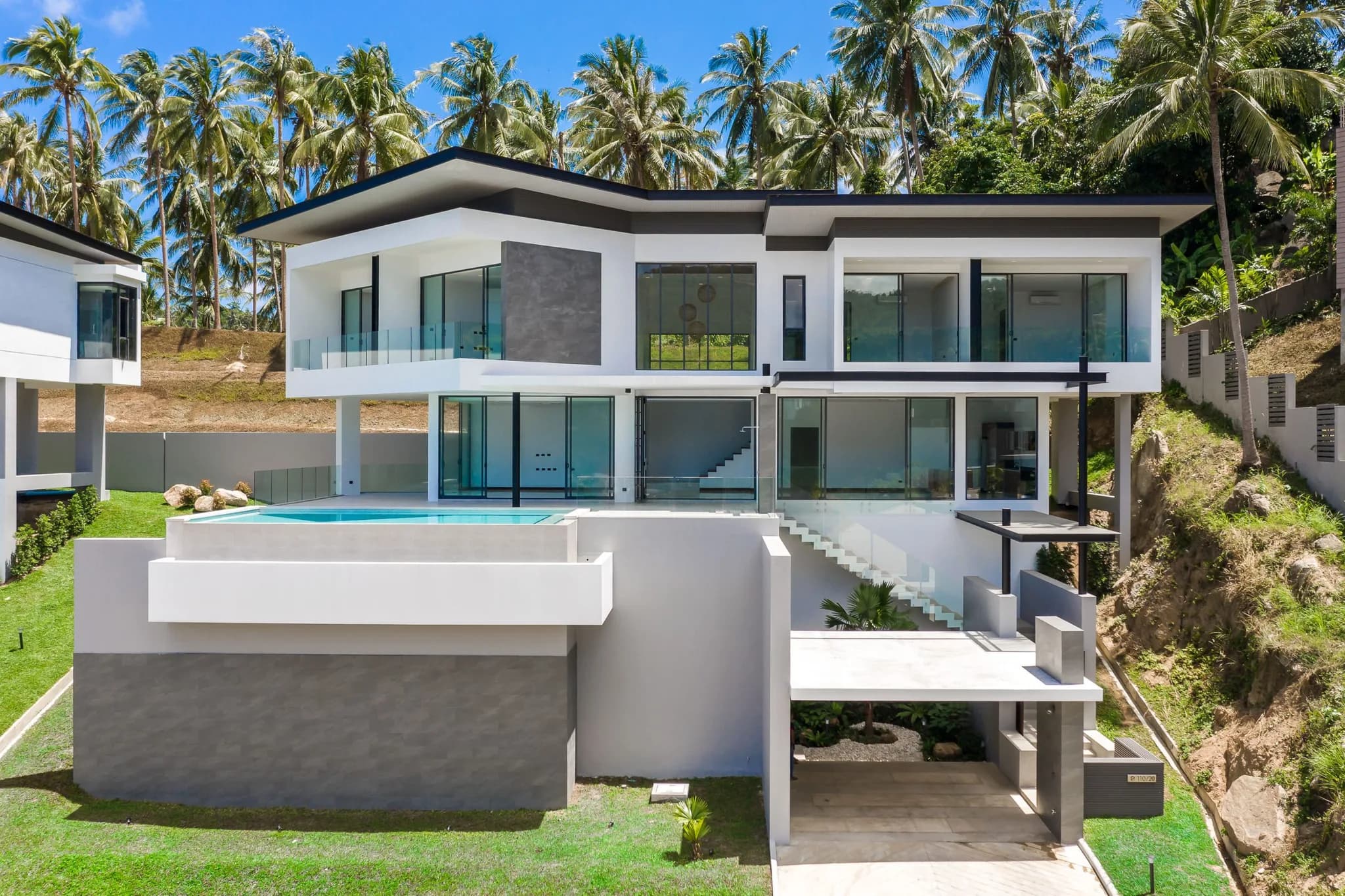 Spacious 4 bedroom New villa with sea and mountain views in the high demand Chaweng Noi area – VIL0359 — view 1