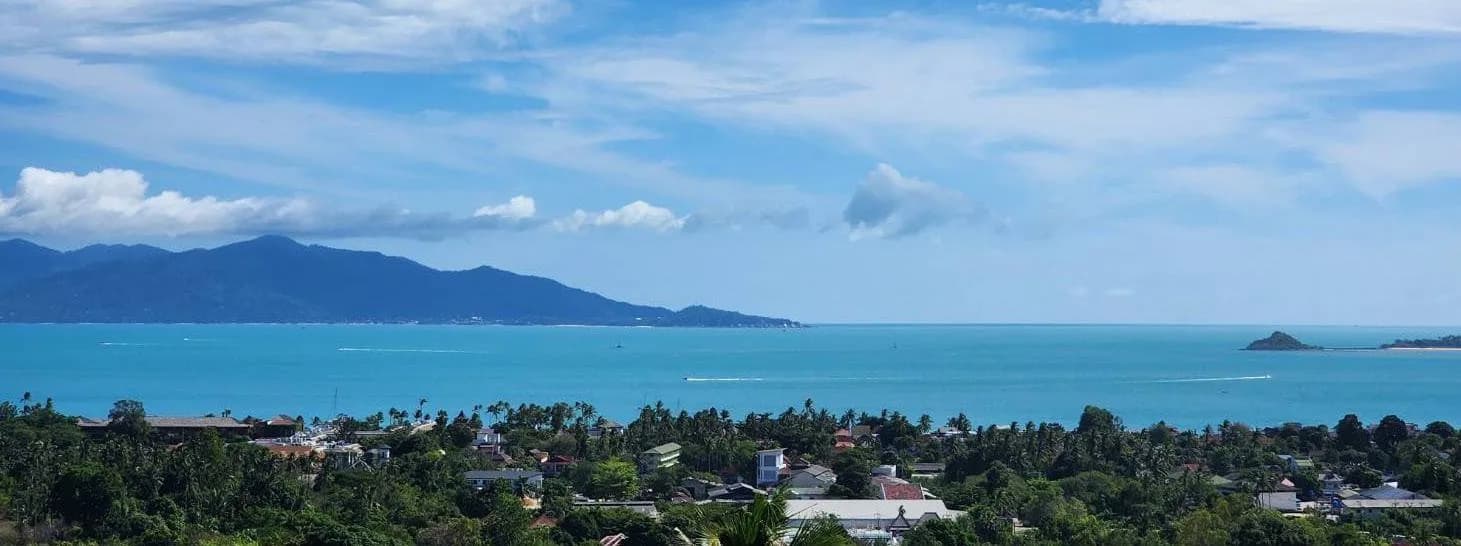Newly built sea view villa with 3 bedrooms in the hills of Chaweng Noi – VIL0361 — view 1