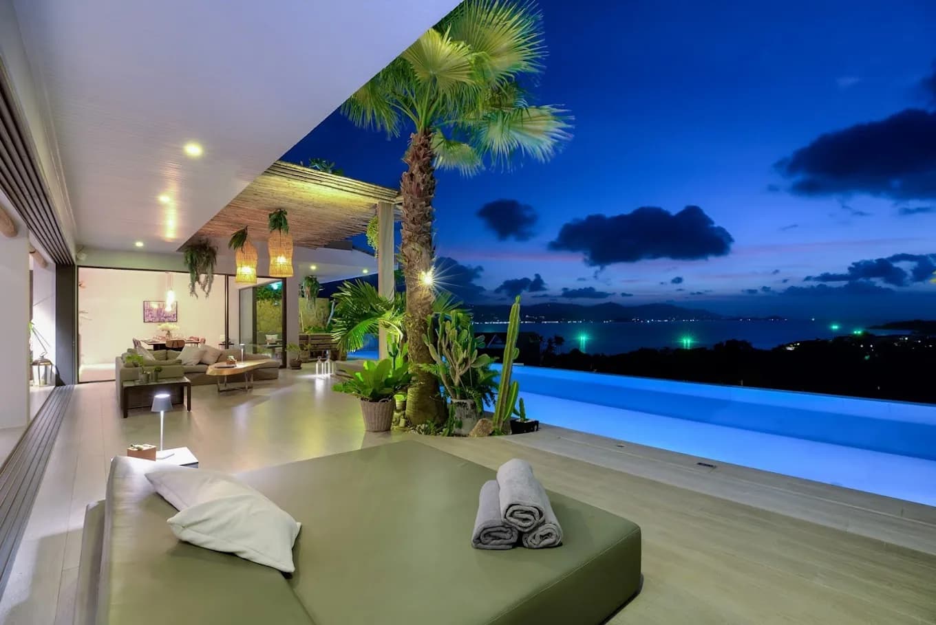 8 bedroom luxury villa a short walk from private beach in Plai Laem – VIL0371 — view 1