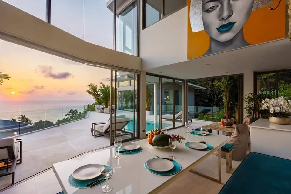 Breathtaking 4 bedroom villa with wow sea views in Chaweng Noi – VIL0401 — thumbnail 3