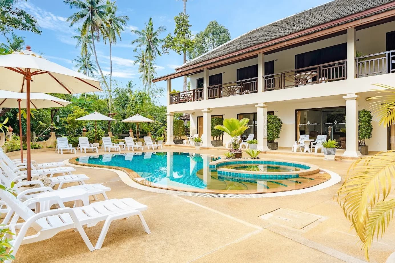 Hotel with 15 bedrooms and a pool within 5 minute walk to Lamai beach – VIL0405 — view 1