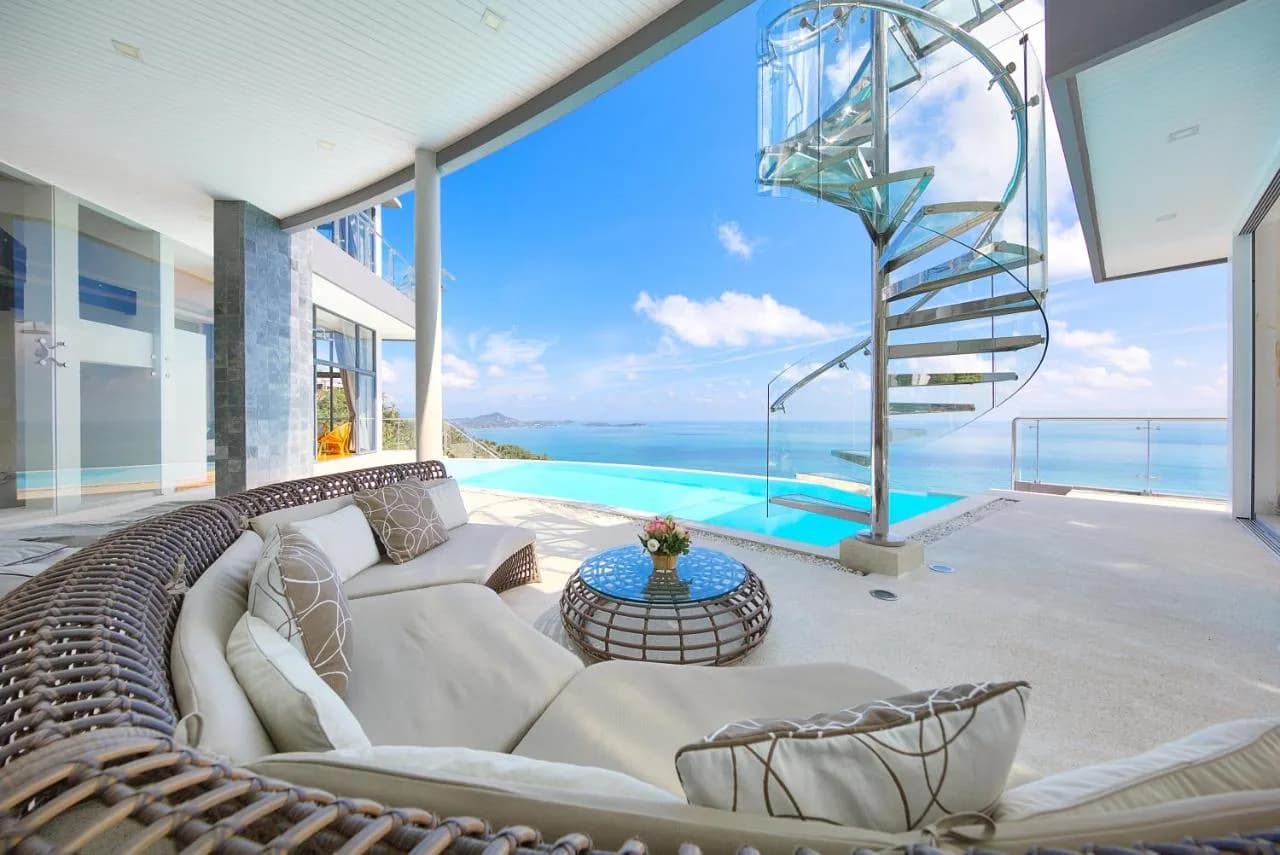 Huge 6 bedroom sea view villas with 2 private pools in Chaweng Noi – VIL0406 — thumbnail 5