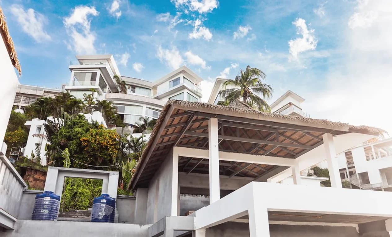 75% completed tropical 4 bedroom villa with amazing sea view in Chaweng Noi – VIL0422 — thumbnail 4