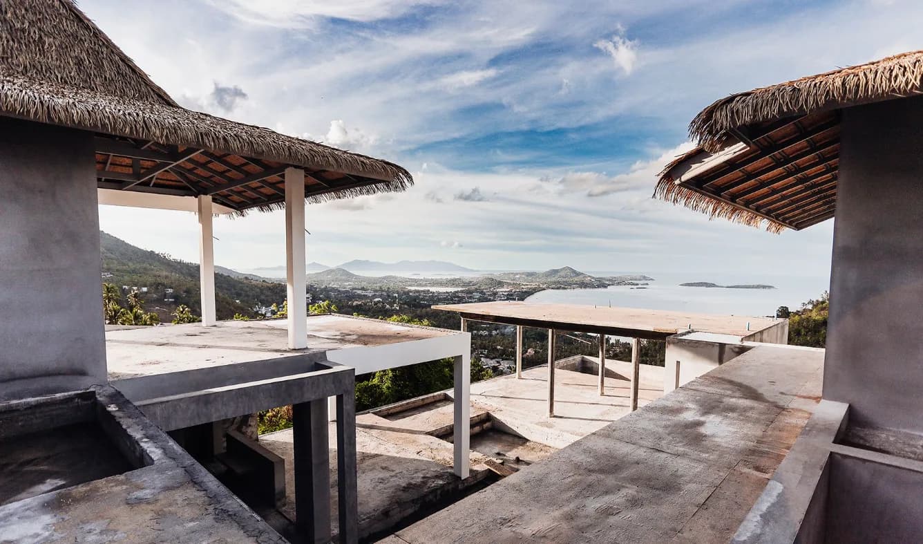 75% completed tropical 4 bedroom villa with amazing sea view in Chaweng Noi – VIL0422 — thumbnail 5