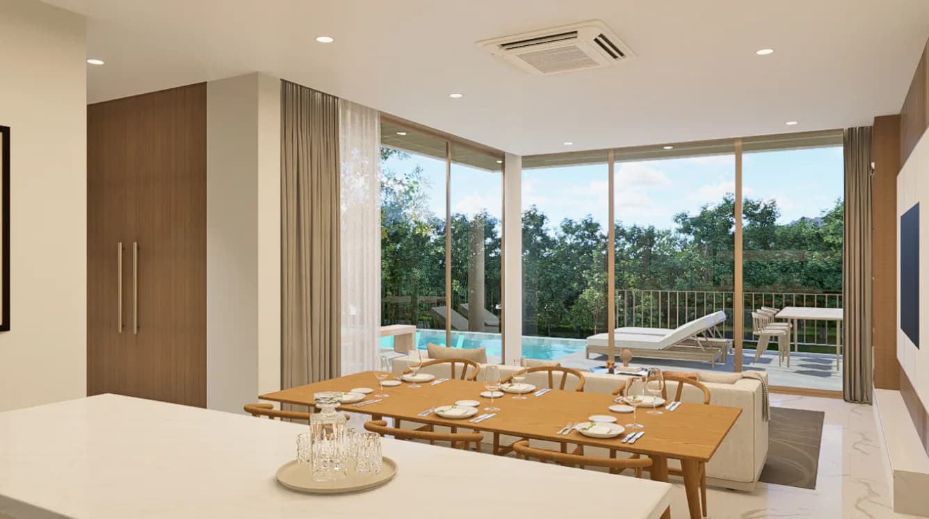 3 bedroom villa with a mountain and partial sea view in Chaweng Noi – VIL0431 — thumbnail 4