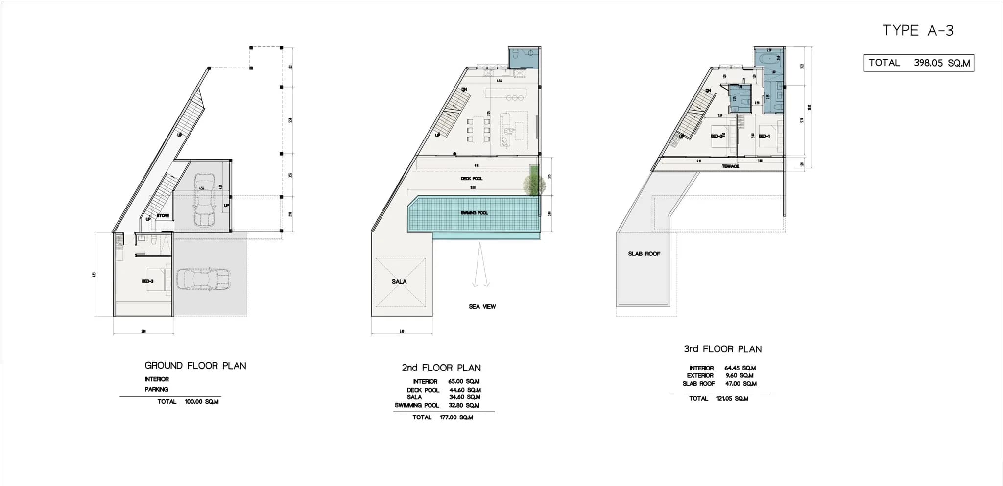 New project of contemporary 3 bedroom villas 10 minute walk from Chaweng Noi beach – VIL0433 — thumbnail 2