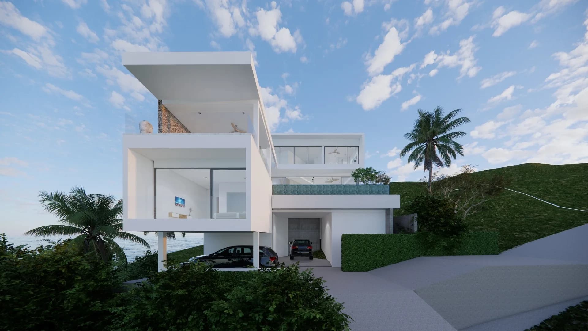 New project of contemporary 3 bedroom villas 10 minute walk from Chaweng Noi beach – VIL0433 — thumbnail 3