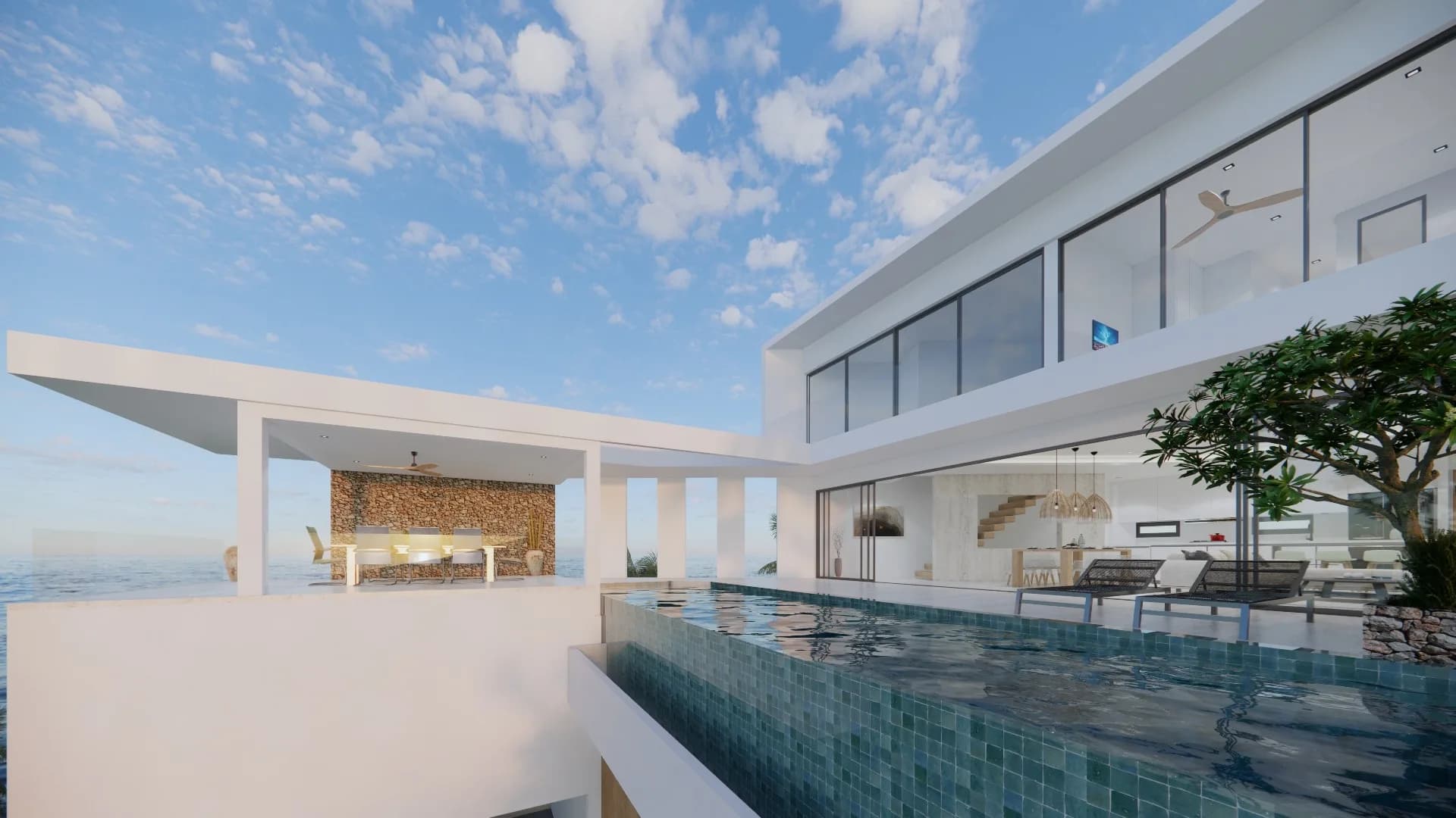 New project of contemporary 3 bedroom villas 10 minute walk from Chaweng Noi beach – VIL0433 — thumbnail 5