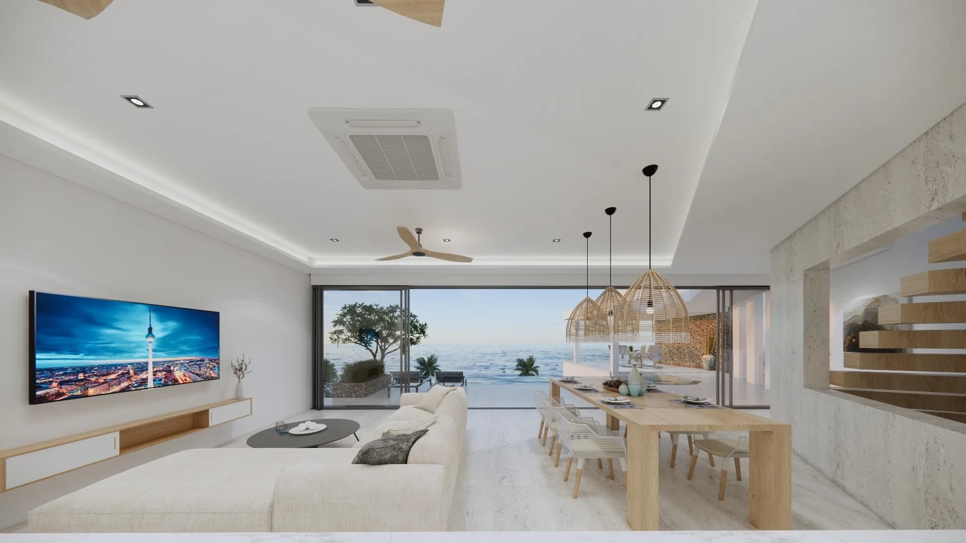 New project of contemporary 3 bedroom villas 10 minute walk from Chaweng Noi beach – VIL0433 — thumbnail 6