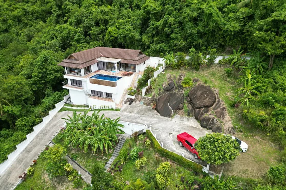 4 bedroom private pool villa with sea and mountain views in Maenam – VIL0435 — thumbnail 3