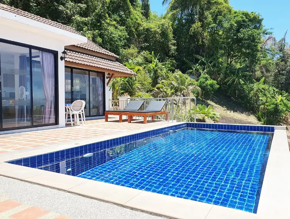 4 bedroom private pool villa with sea and mountain views in Maenam – VIL0435 — thumbnail 6