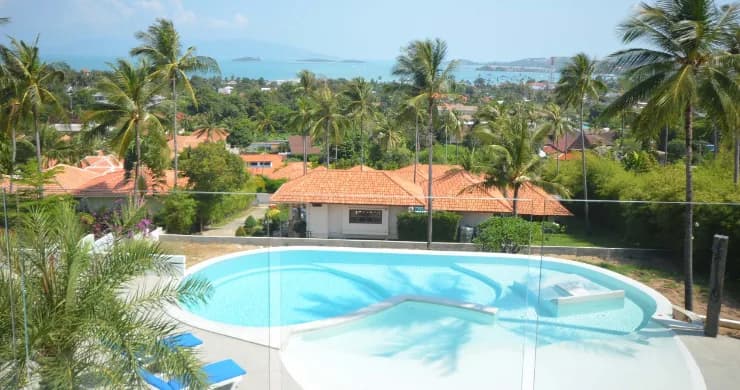 Huge 8 bedroom sea view villa in Bali style walking distance to Bangrak beach – VIL0443 — thumbnail 4