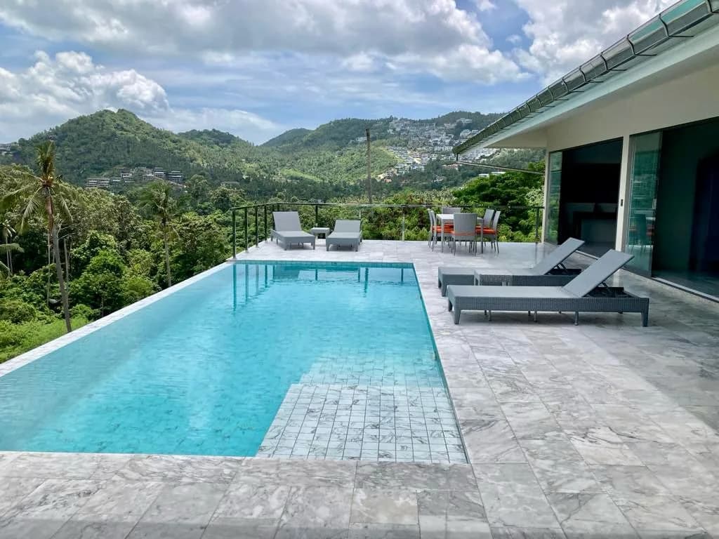 Modern 3 bedroom villa in a convenient location of Chaweng Noi hills – VIL0445 — view 1