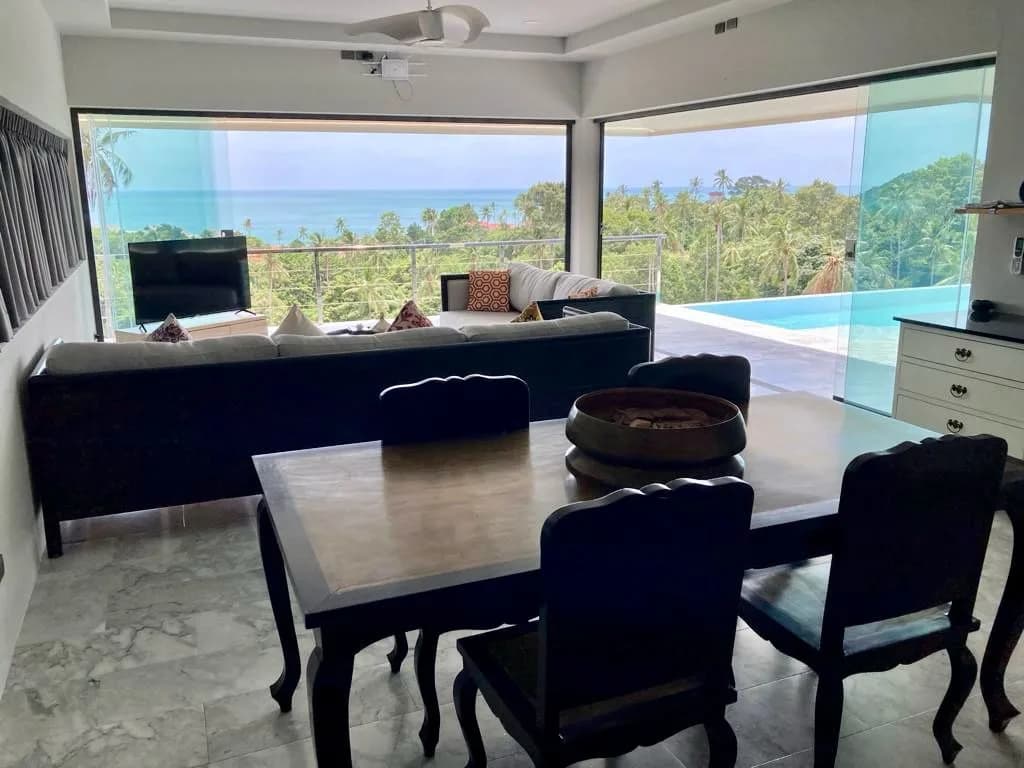 Modern 3 bedroom villa in a convenient location of Chaweng Noi hills – VIL0445 — thumbnail 2