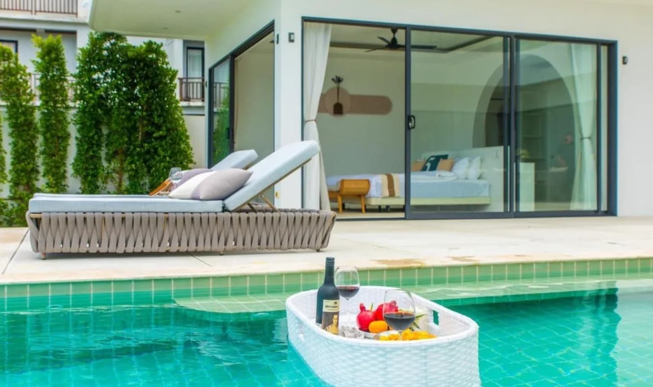 Newly built wonderful 5 bedroom beachfront villa in Lamai – VIL0450 — thumbnail 6