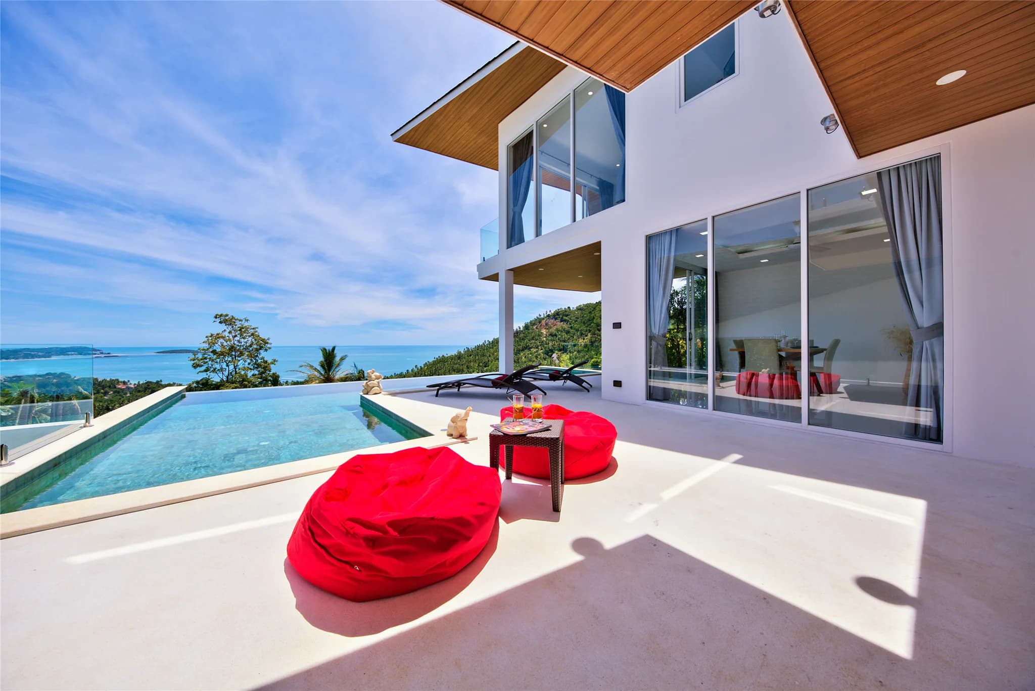 3 Bedroom private pool villa with stunning sea views in the secured residence in Chaweng Noi – VIL0451 — view 1