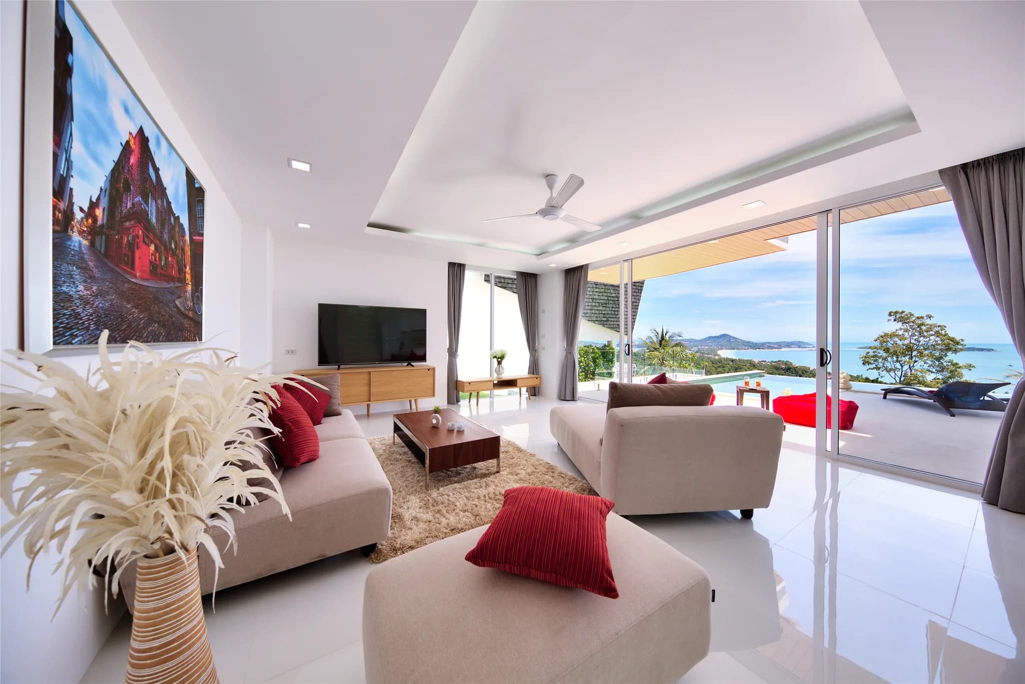 3 Bedroom private pool villa with stunning sea views in the secured residence in Chaweng Noi – VIL0451 — thumbnail 4