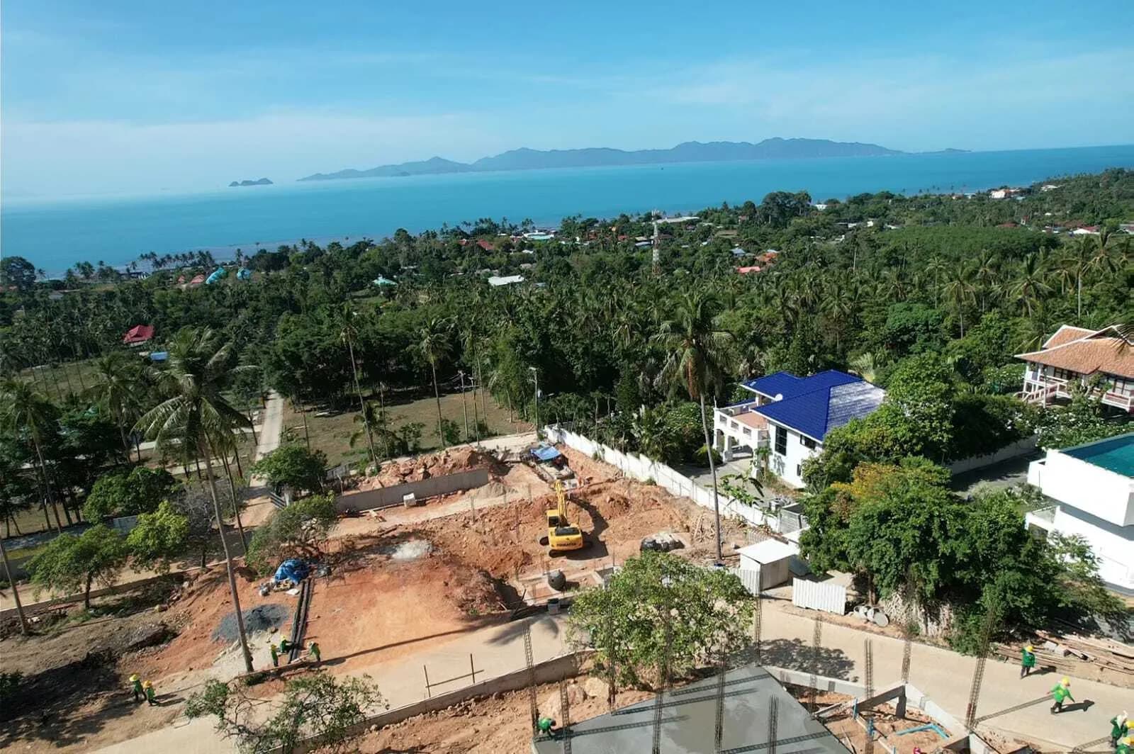 Luxury and unique 4 bedroom villa with sea views in the secured residence in Maenam – VIL0453 — view 1