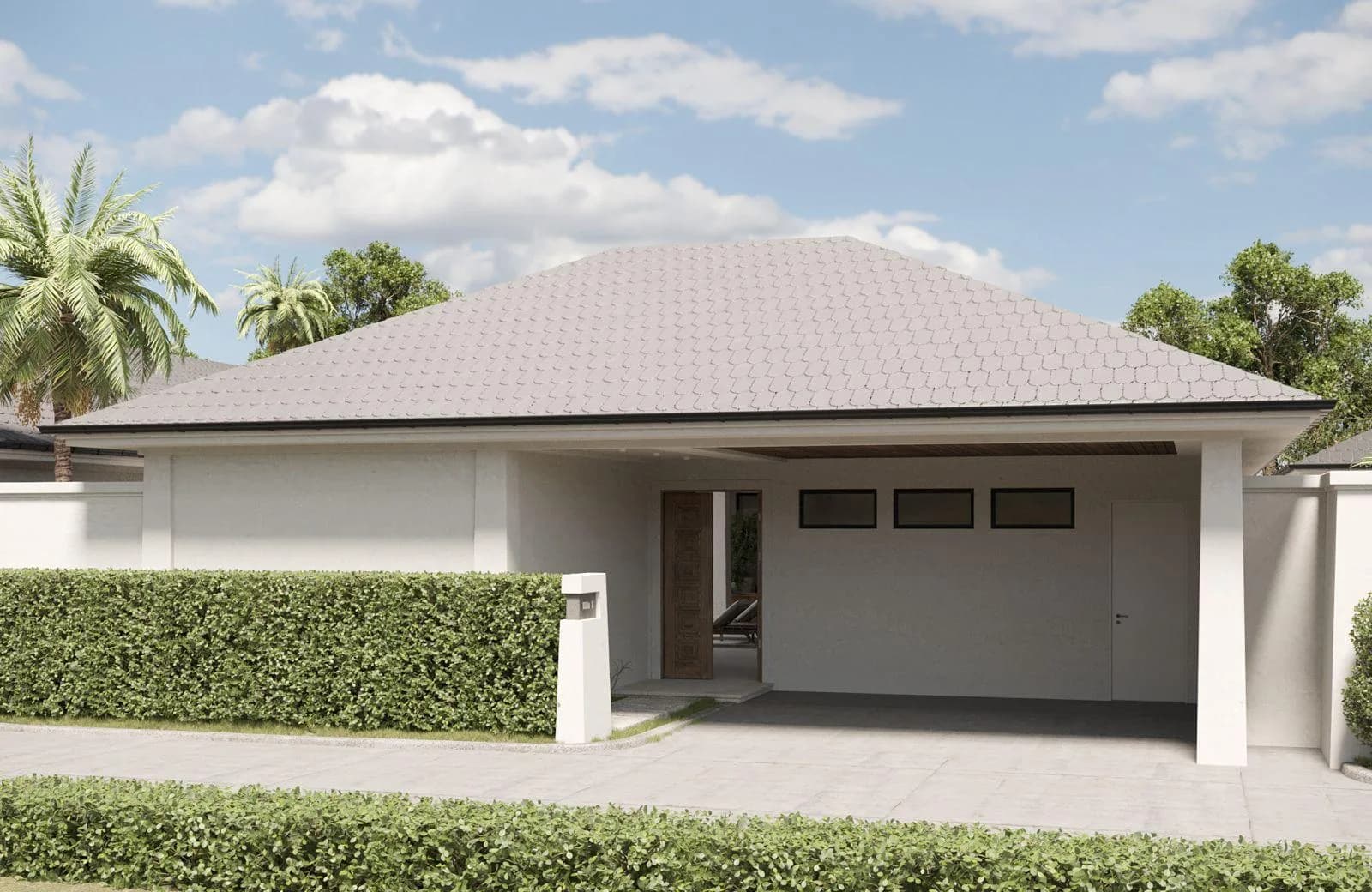 Last plot for sale in phase 1 – Bali style 3 bedroom villa with a private pool within 300 m walk from the beach – VIL0455 — thumbnail 2
