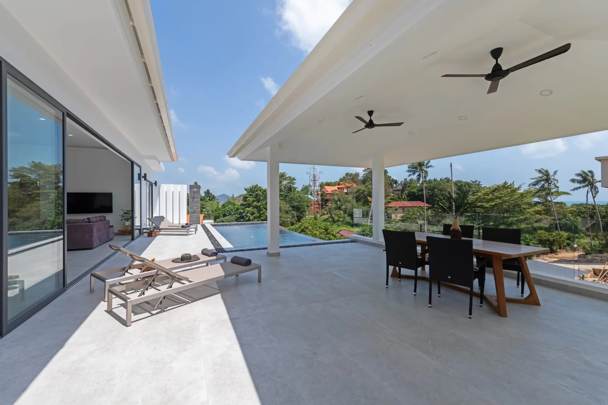 New 3 bedroom villa with a partial sea view in Chaweng Noi – VIL0456 — thumbnail 5