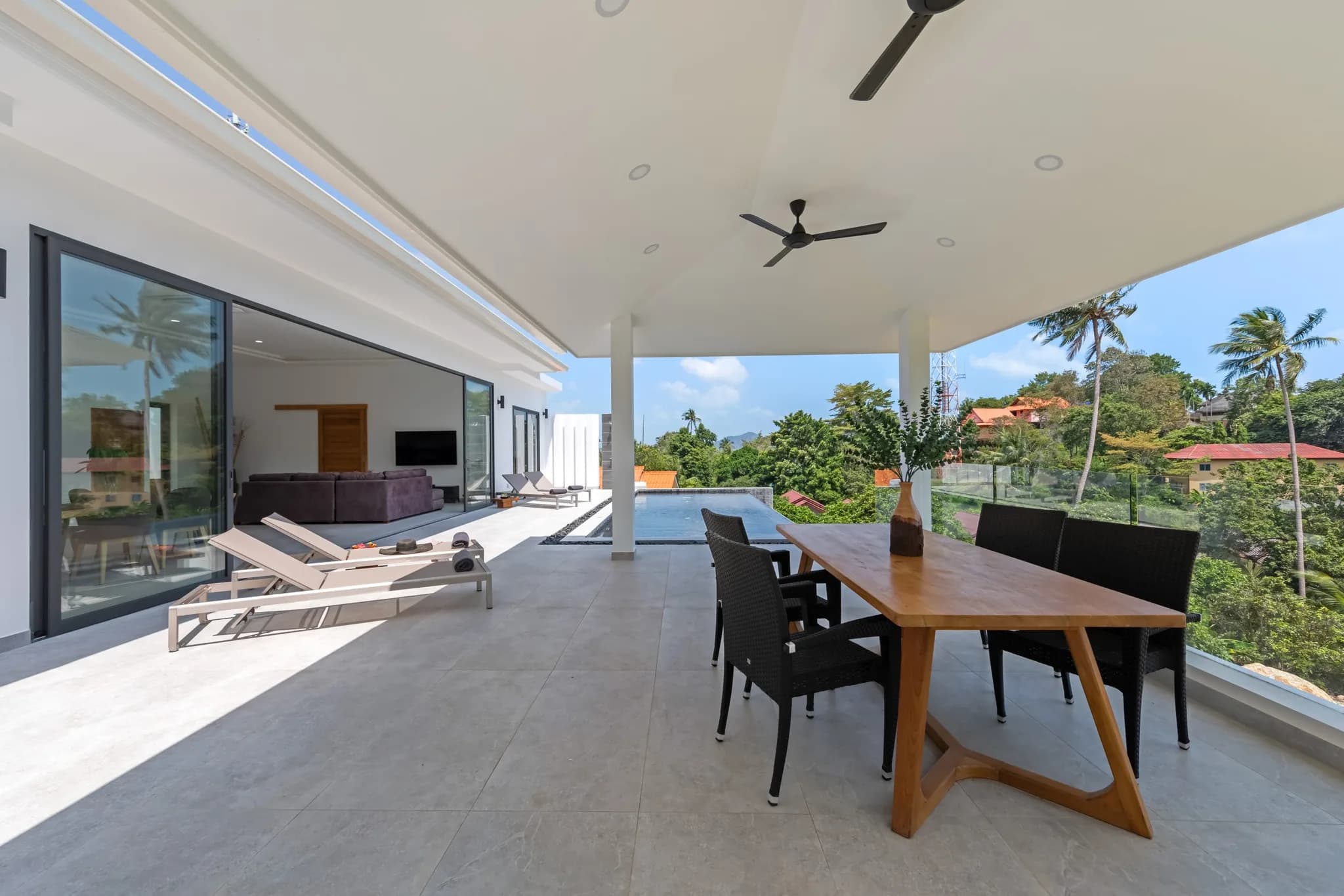 New 3 bedroom villa with a partial sea view in Chaweng Noi – VIL0456 — thumbnail 6