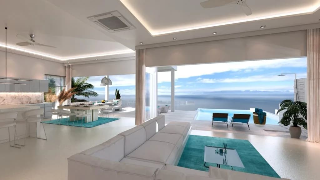 high quality 3/4 bedroom villas with sea views and views over Big Buddha in Plai Laem – VIL0462 — thumbnail 6