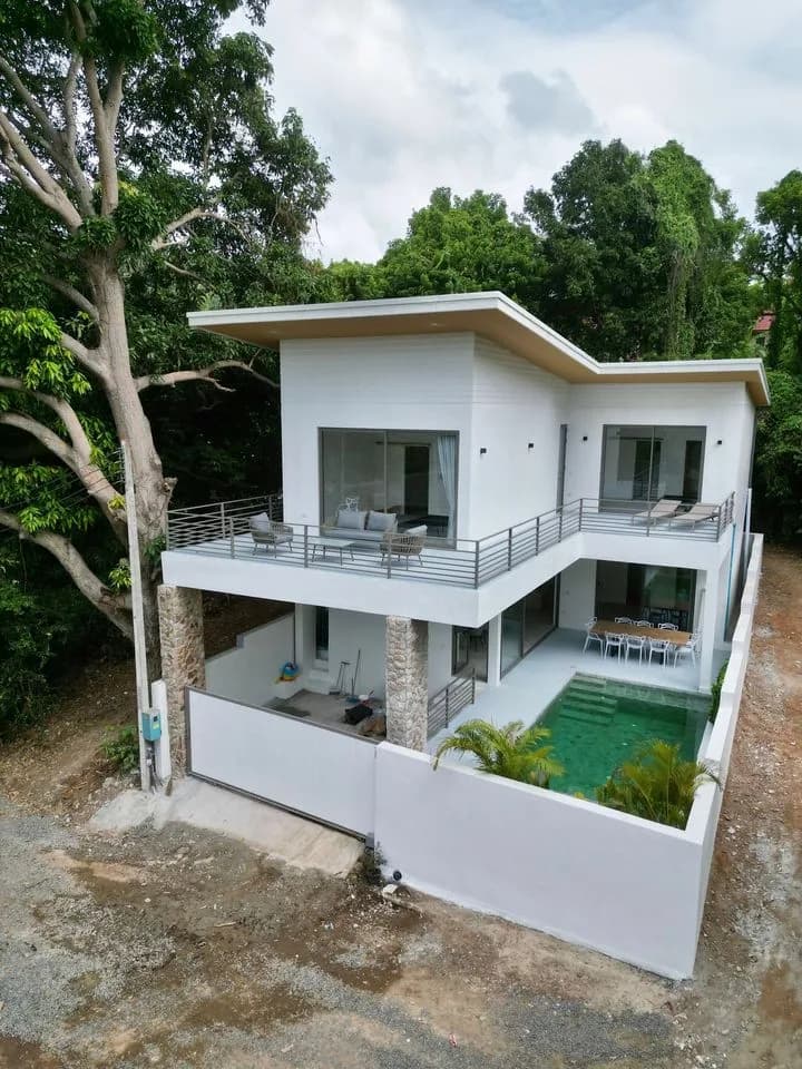 Newly built 4 bedroom villa with a private pool walking distance to Lamai beach – VIL0464 — vignette 2