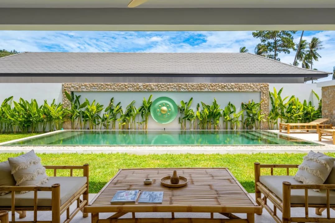 Bali style 3 bedroom villa with a private pool and big garden in Maenam – VIL0466 — thumbnail 4