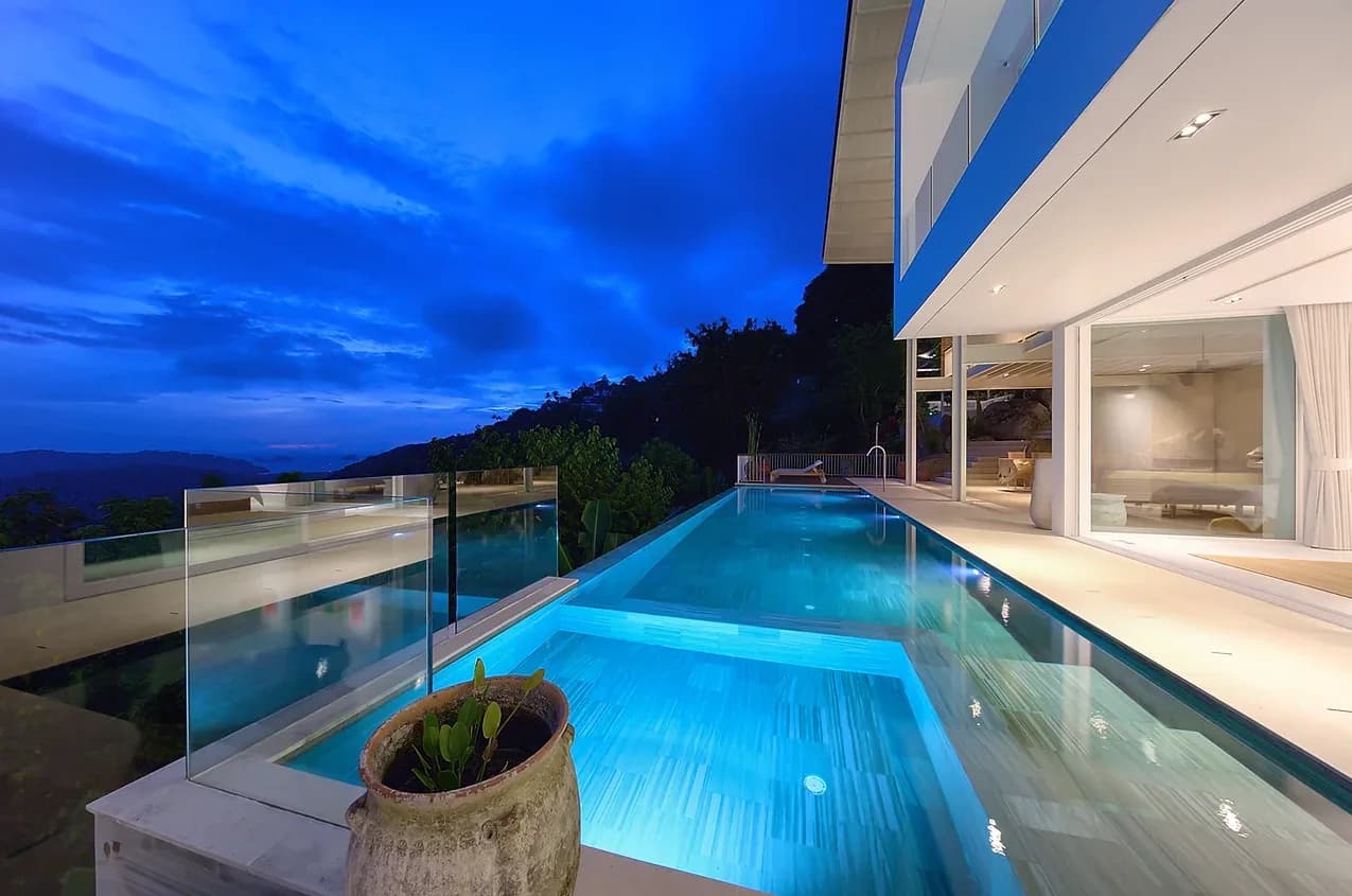 Unique huge modern villa on a large plot with stunning sea views in Thong Krut – VIL0467 — thumbnail 6